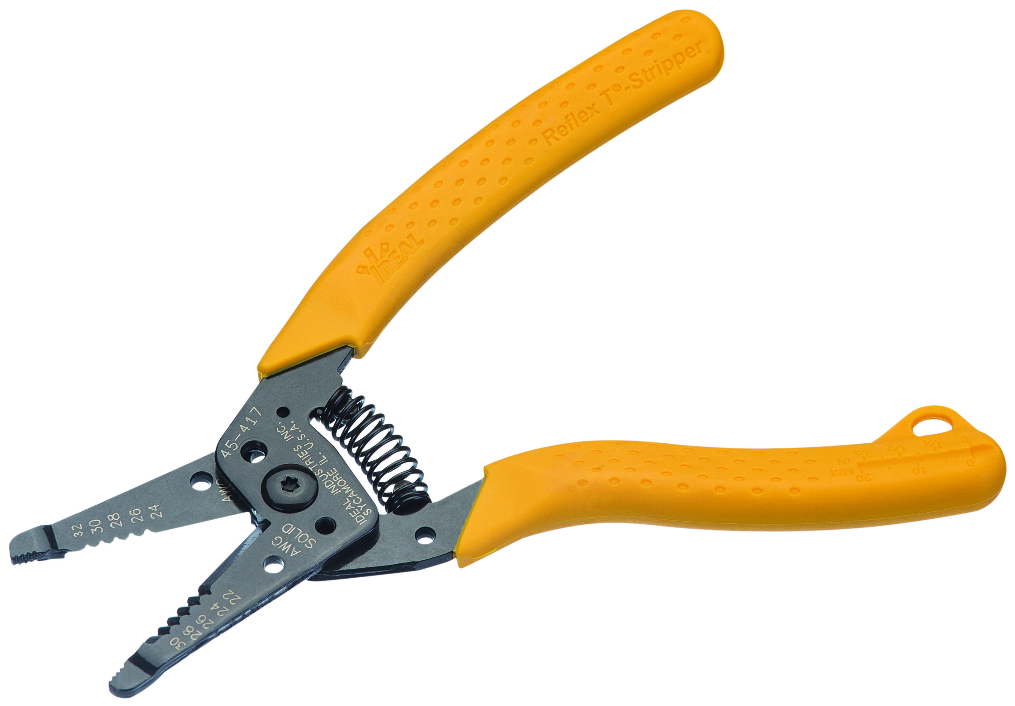 Product image for WIRE STRIPPER,IDEAL,REFLEX PREMIUM T-7 T,ERGONOMIC DESIGN HNDL