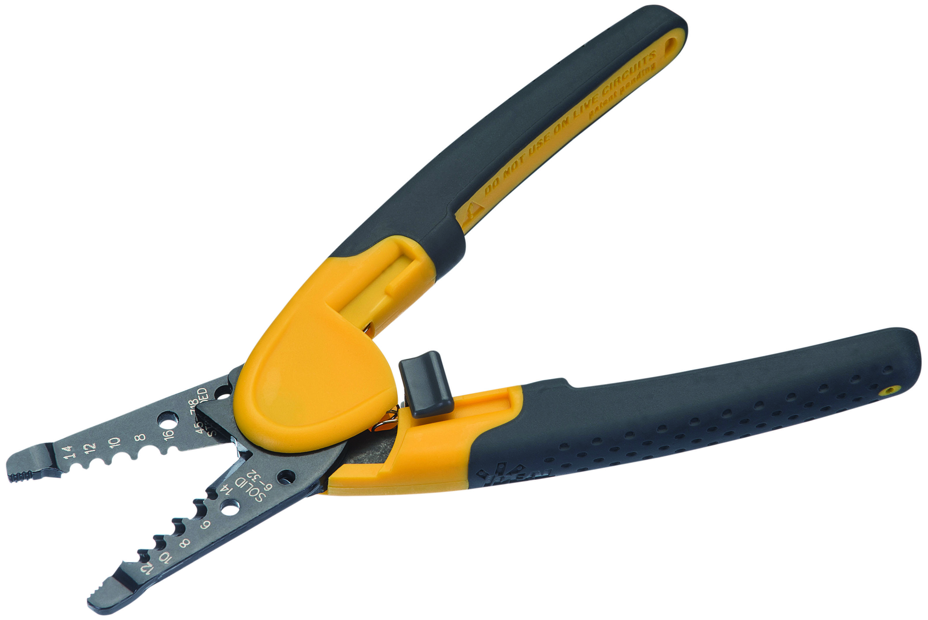 Product image for WIRE STRIPPER,IDEAL,KINETIC SUPER,WIRE SZ: 6 - 14 AWG SOLID,8 - 16 AWG STRD