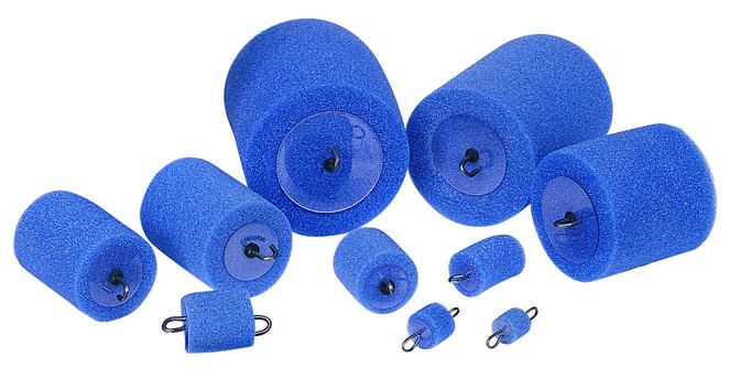 Product image for FOAM CARRIER,IDEAL,2.000 IN DIAMETER,PKG: 1/BAG,FOR ANY TYPE OF BLWR OR VCUM SYS