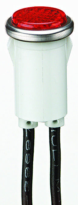 Product image for INDICATOR LIGHT,IDEAL,FLUSH,CSA,UL LISTED,1/3 WTT,125 V,2 MILAMP MAX,GRN LENS