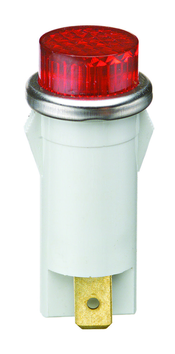 Product image for IND LIGHT,RED,14V,RAISED