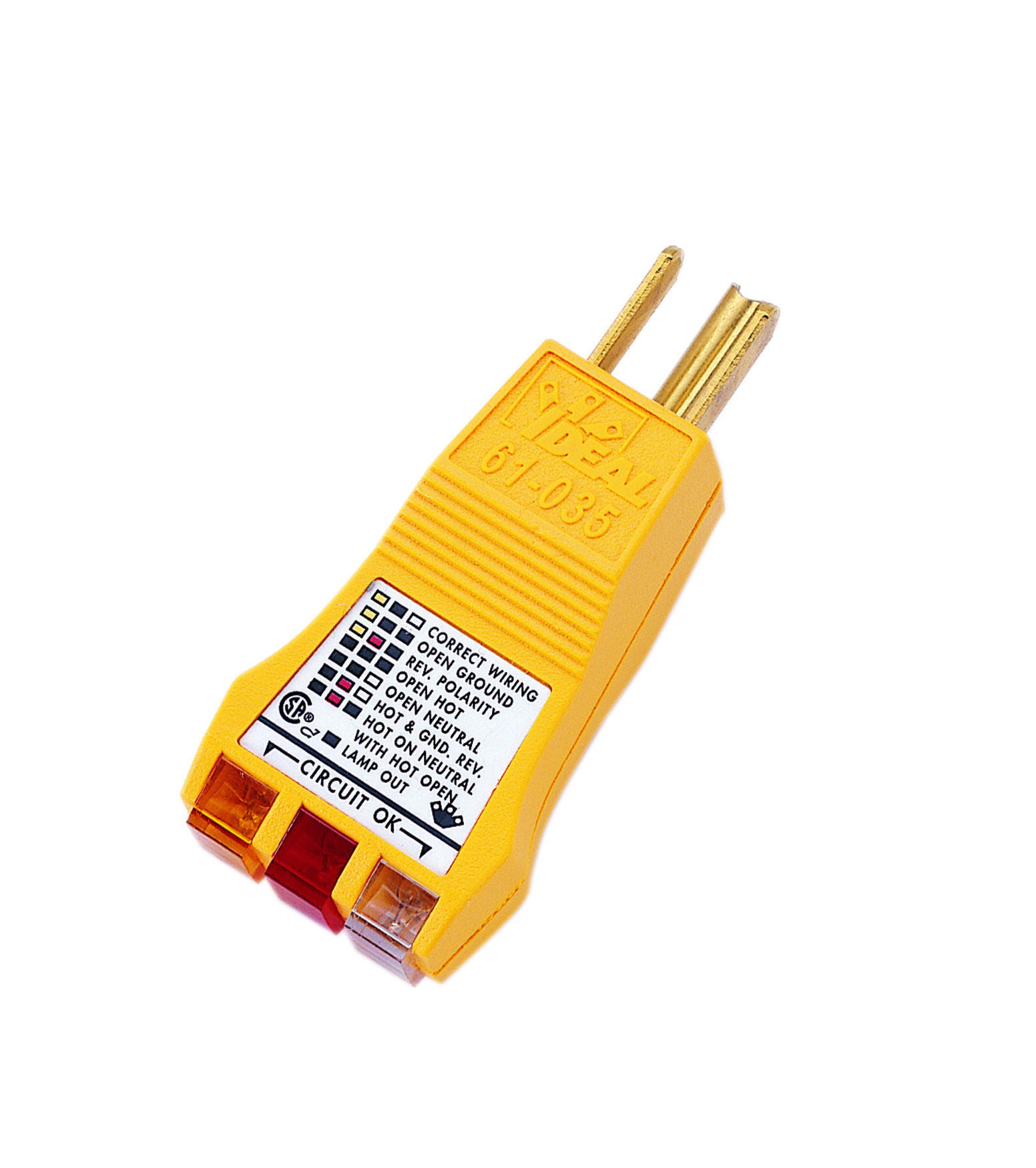 Product image for Tester circuit ergonomic 125VAC E-Z Check