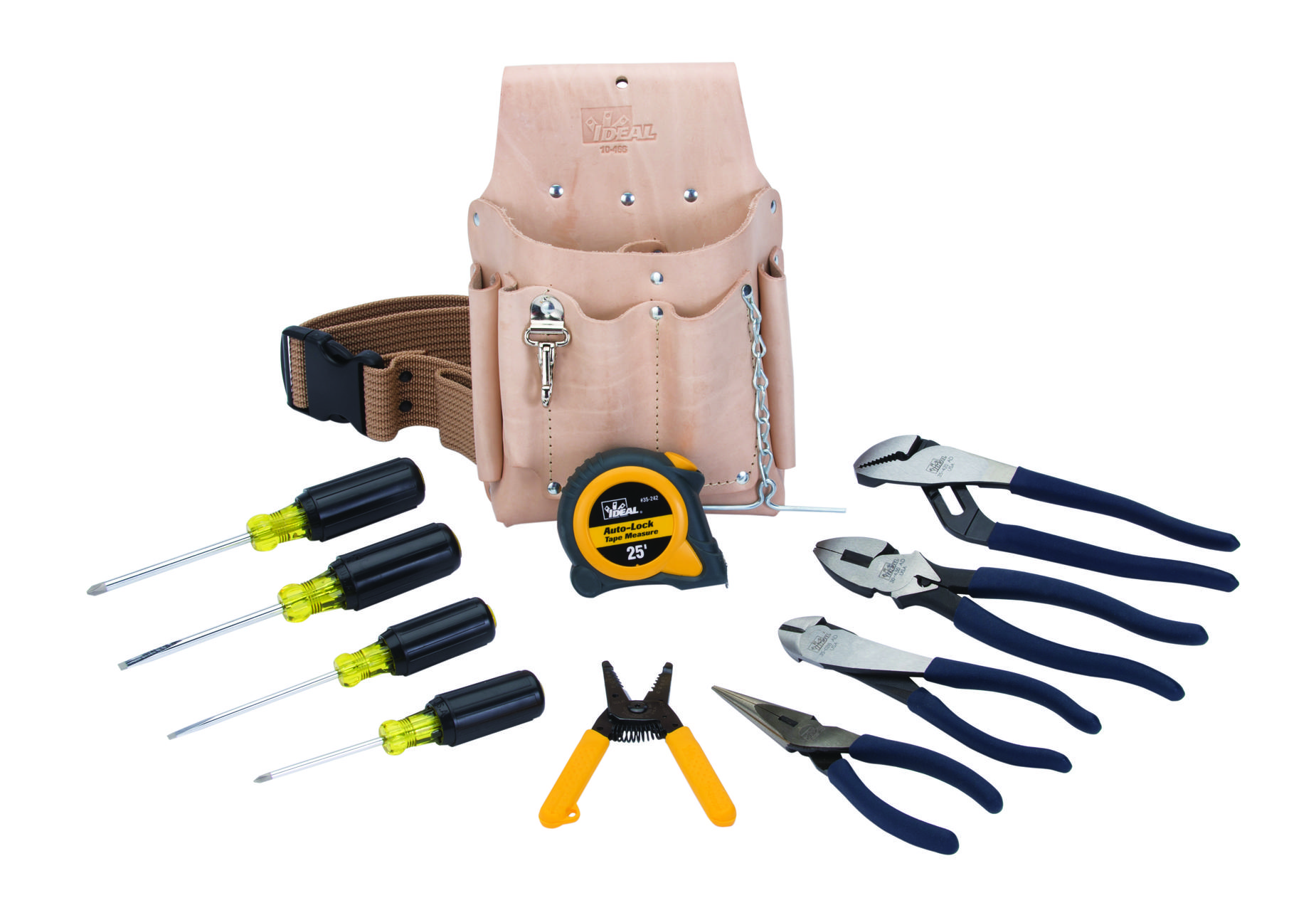 Product image for HAND TOOL KIT,IDEAL,CONSIST OF 1: 35-5012 WM 9 1/4 IN SIDE CUTTER PLIERS