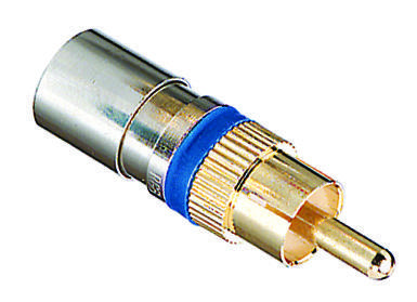 Product image for Connector coax RCA RG-6 3GHz 35/card