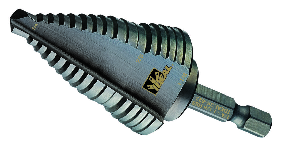 Product image for STEP DRILL 1 4-1-1 8,BLK OXIDE