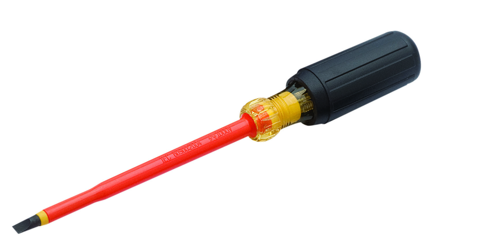 Product image for INSUL SCRWDRVR SLOTTD 1 4X6