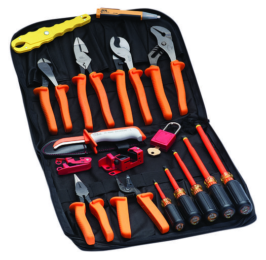 Product image for INSULATED KIT,IDEAL,STD,CONSIST OF 3: (1) 35-9038 8-1/2 IN LONG-NOSE PLIERS