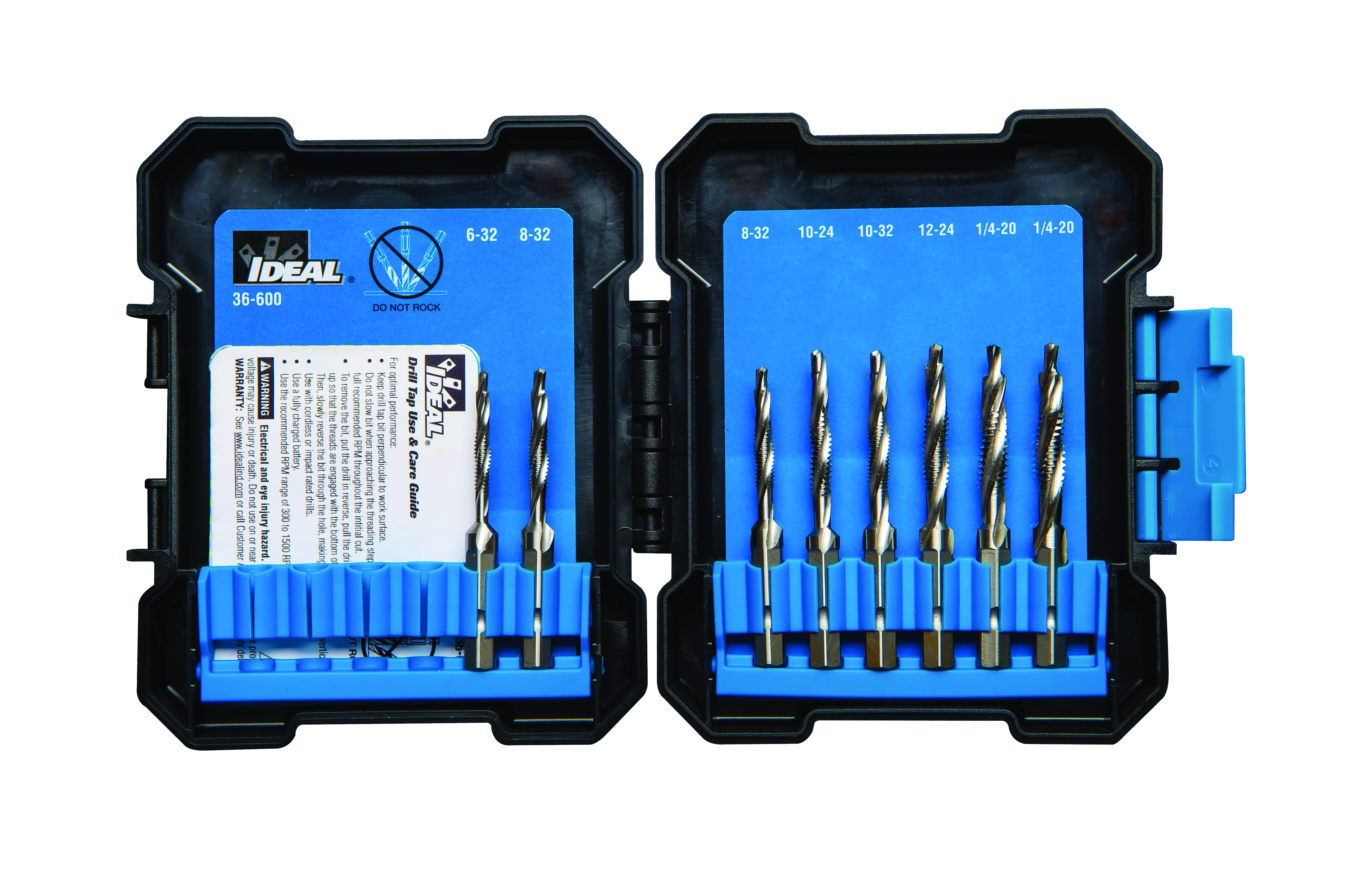 Product image for STANDARD DRILL TAP 8-PC KIT