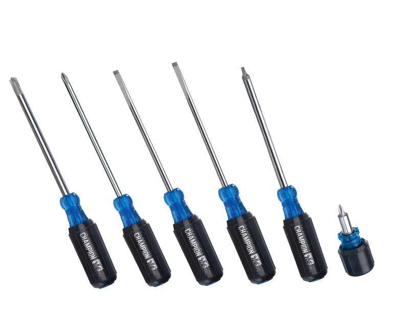 Product image for ELEC.CHAMPION 6-PC SCWDRVR KIT