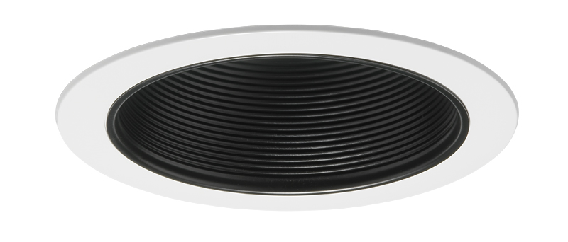 Product image for 6IN STRAIGHT BAFFLE TRIMS, WHITE, WHITE