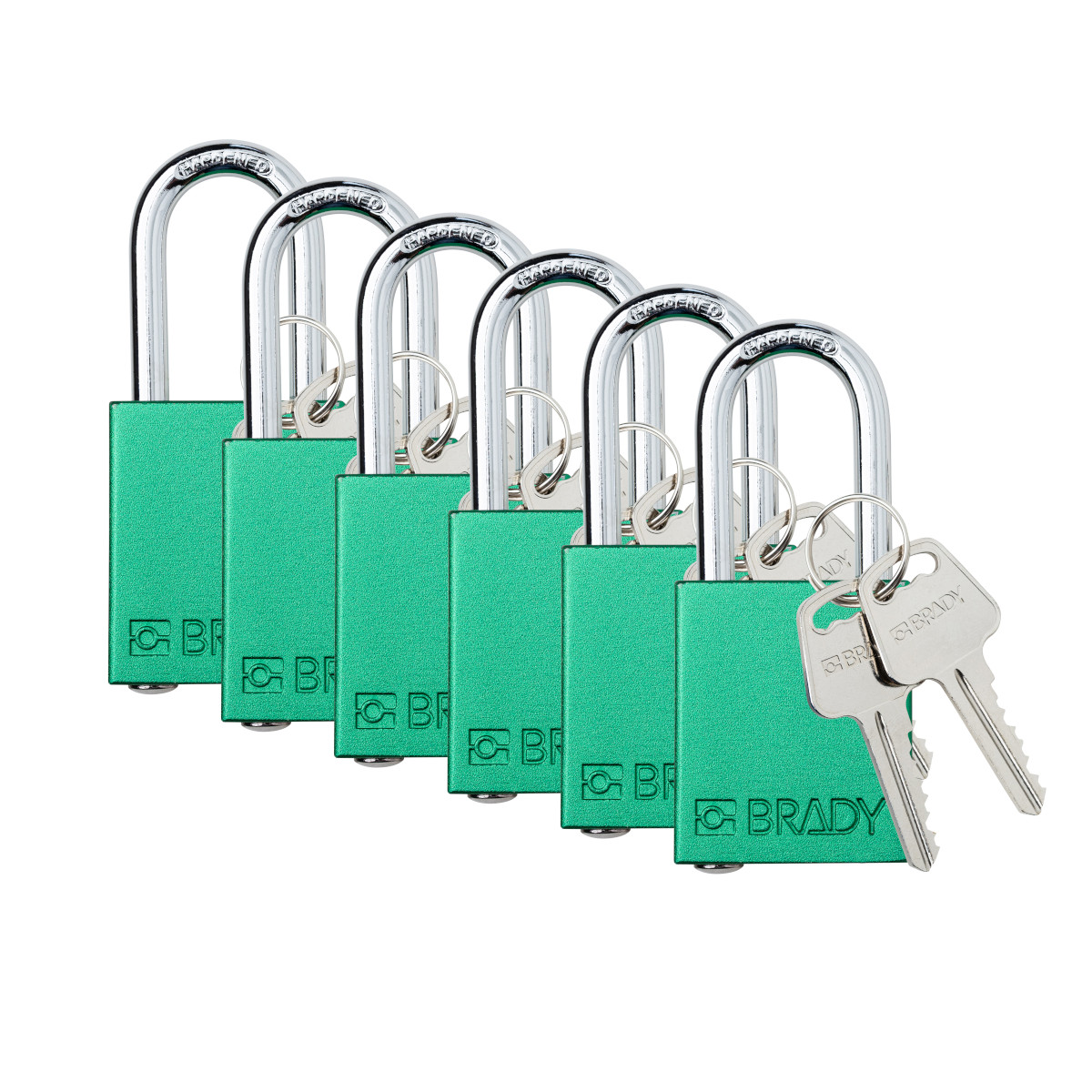 Brady™ Différents cadenas de sécurité à clé avec manille de 1,5 po, bleus  Quantité : 6/boîte Brady™ Différents cadenas de sécurité à clé avec manille  de 1,5 po, bleus