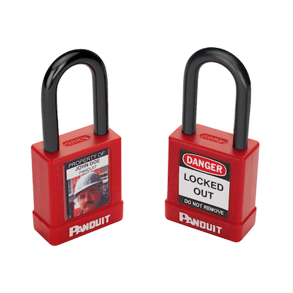 Product image for PADLOCK LABELS FOR PSL-8LB PADLOCKS, BLA