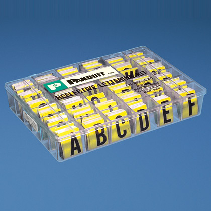 Product image for REFLECTIVE NUMBER/LTR KIT,1.00"H,PK950