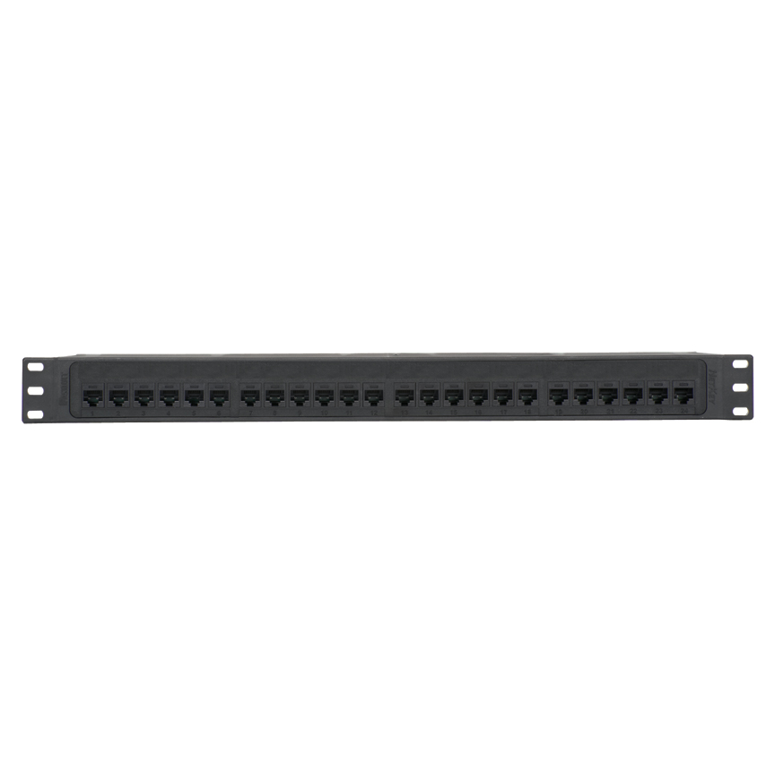 PANDUIT NK6PPN24P NetKey Category 6 Patch Panel Flat, Molded 24 Ports