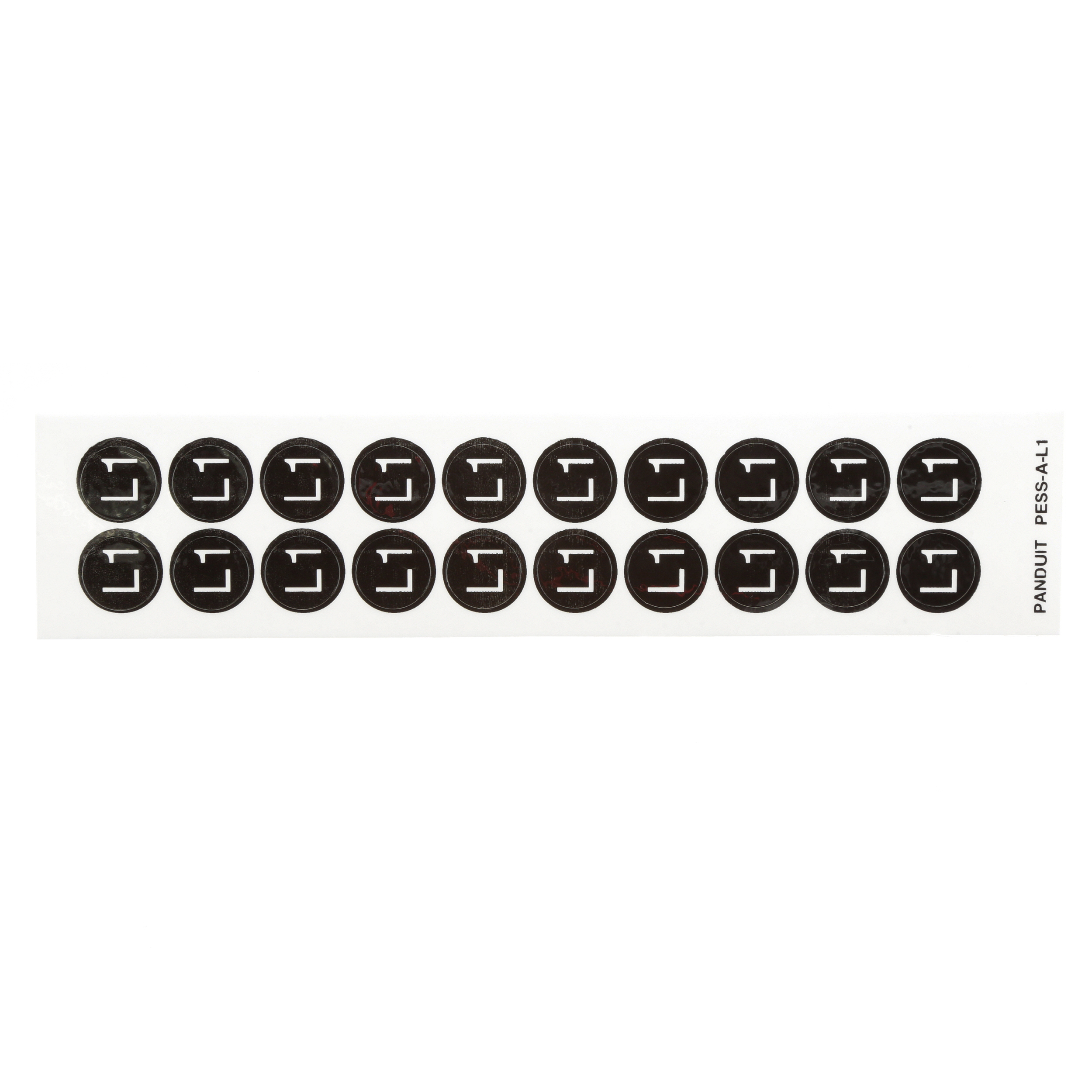Product image for ID LBL,'L1' OTR CND SYM,.49,WH/BL,PK10