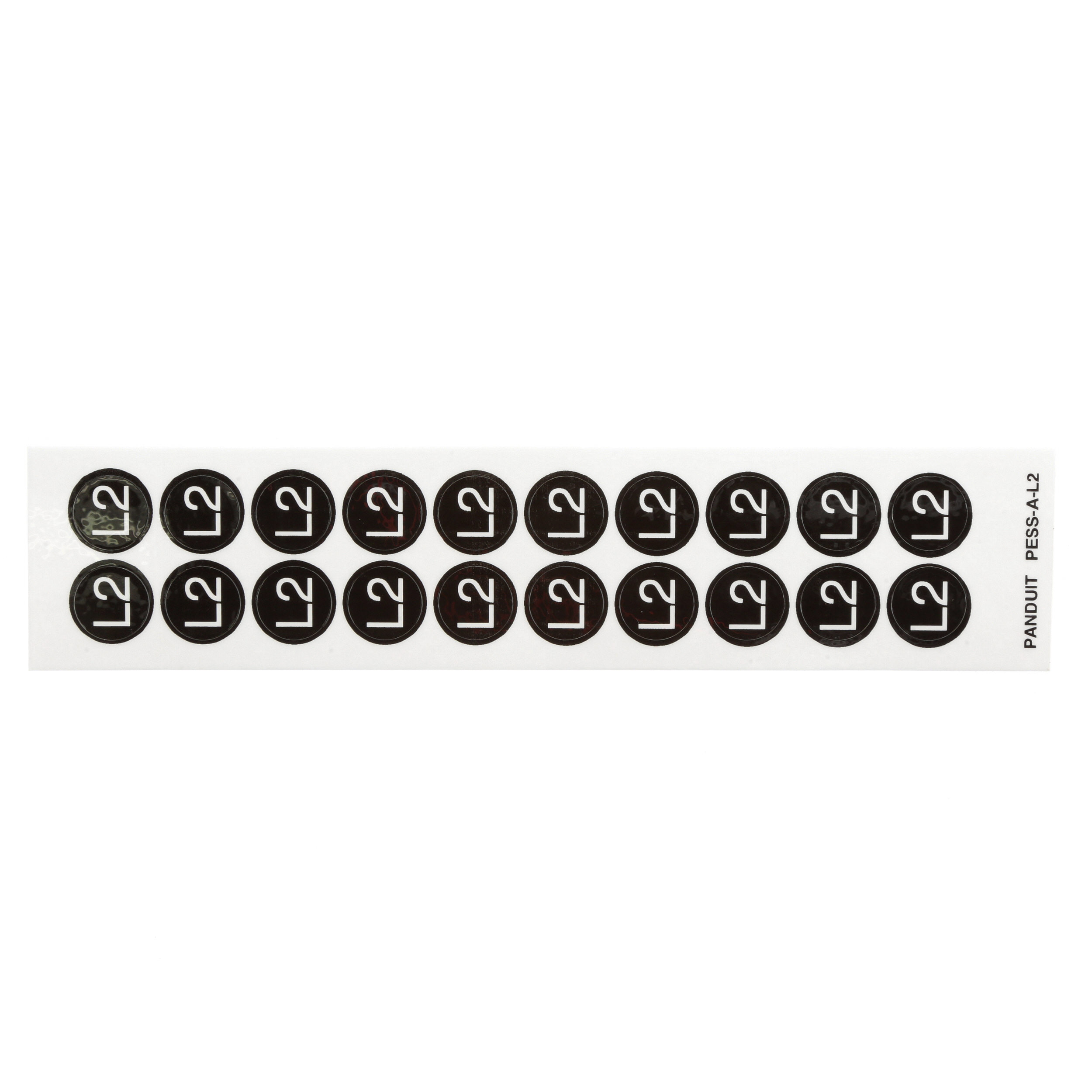 Product image for ID LBL,'L2' OTR CND SYM,.49,WH/BL,PK10