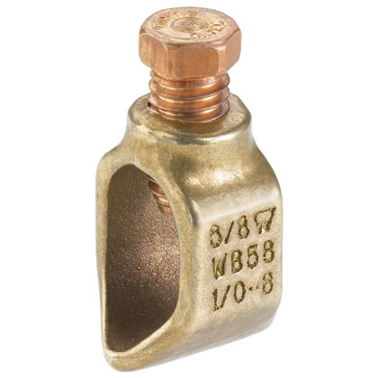 Product image for GROUNDING ROD CLAMP,3/4-5/8 IN,10PK
