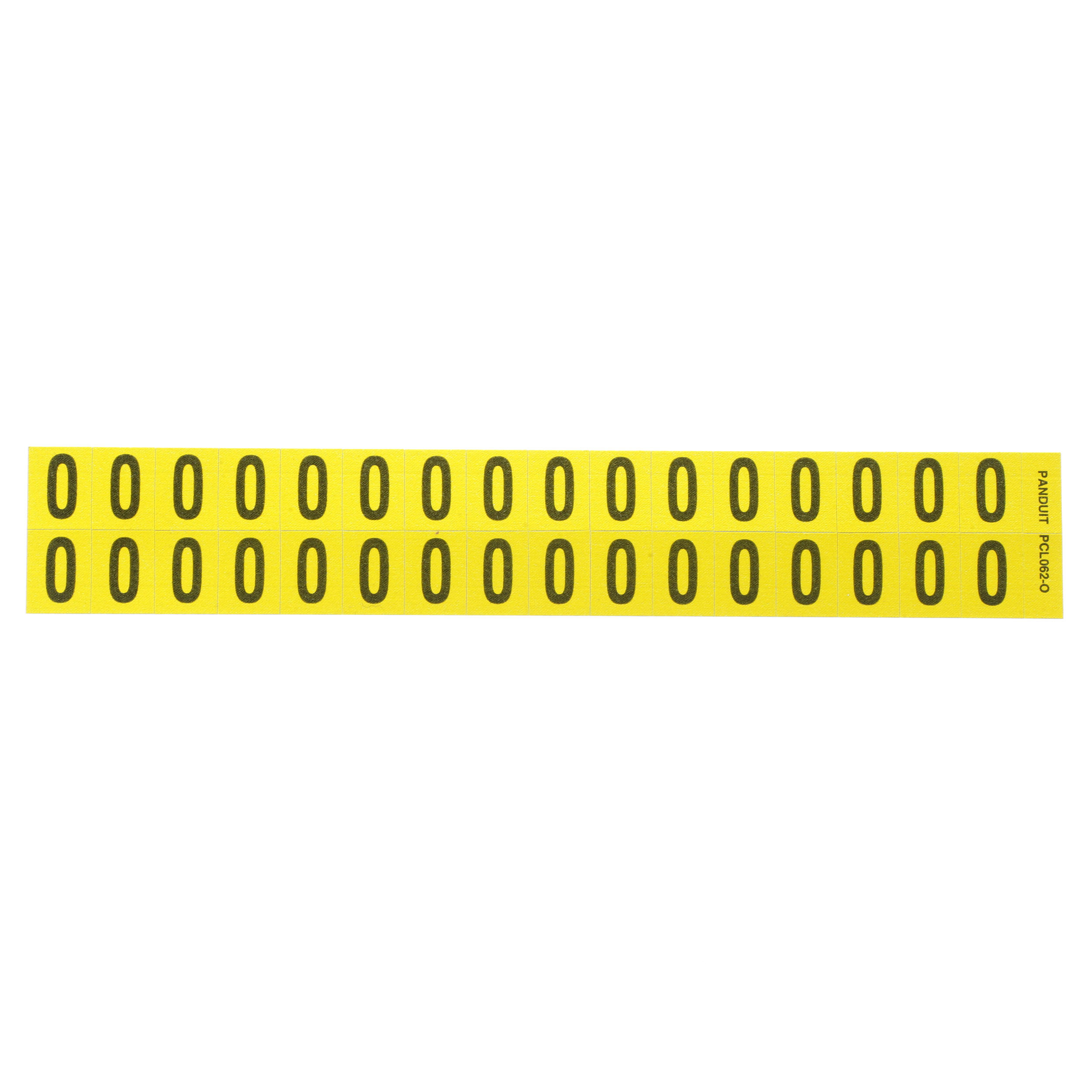 Product image for LETTER,.63 IN VINYL CLOTH,'O',BL/YL,PK25
