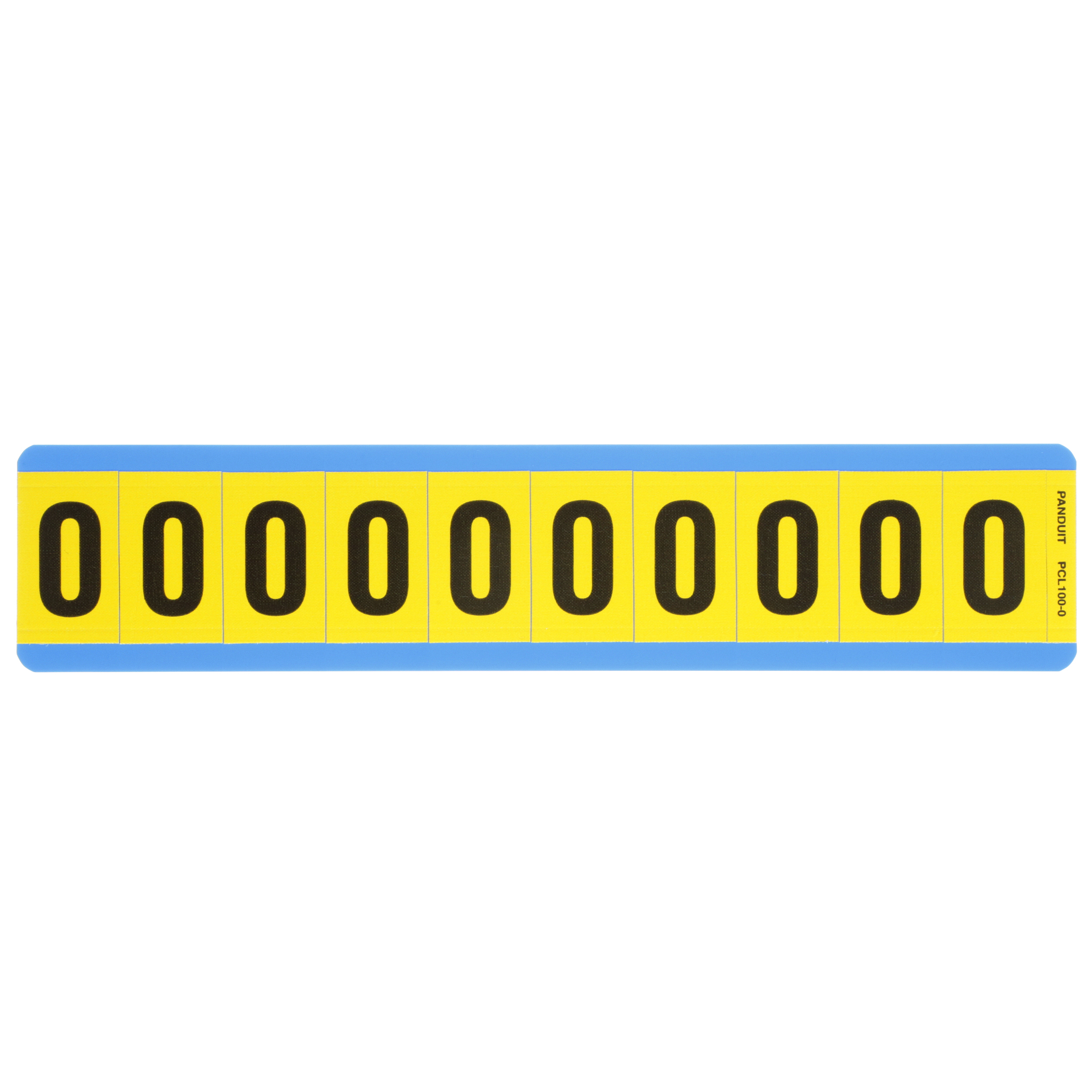 Product image for NUMBER,1.00 IN,VNYL CLOTH,'0',BL/YL,PK25