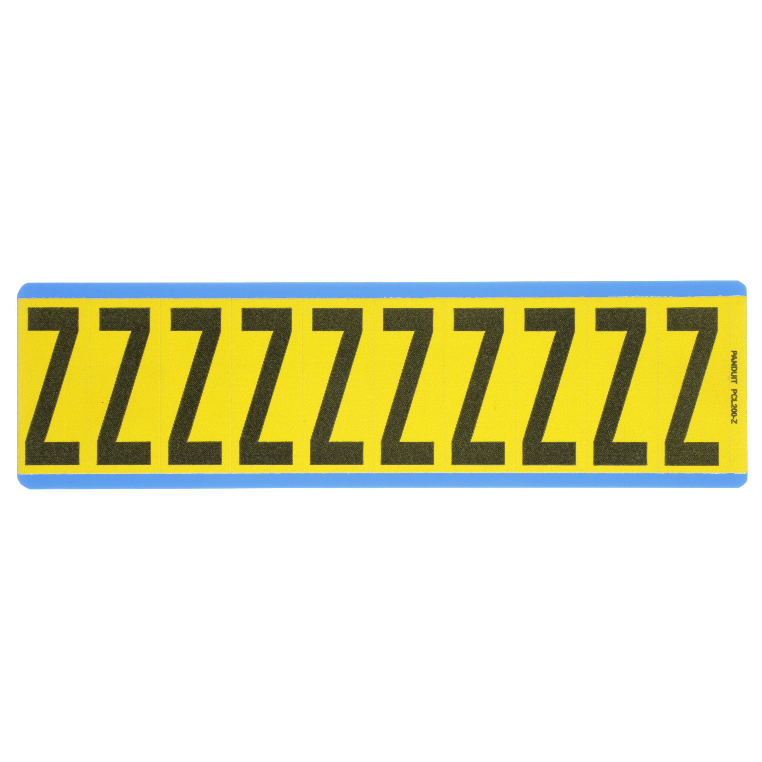 Product image for LETTER,2.00 IN VNYL CLOTH,'Z',BL/YL,PK25