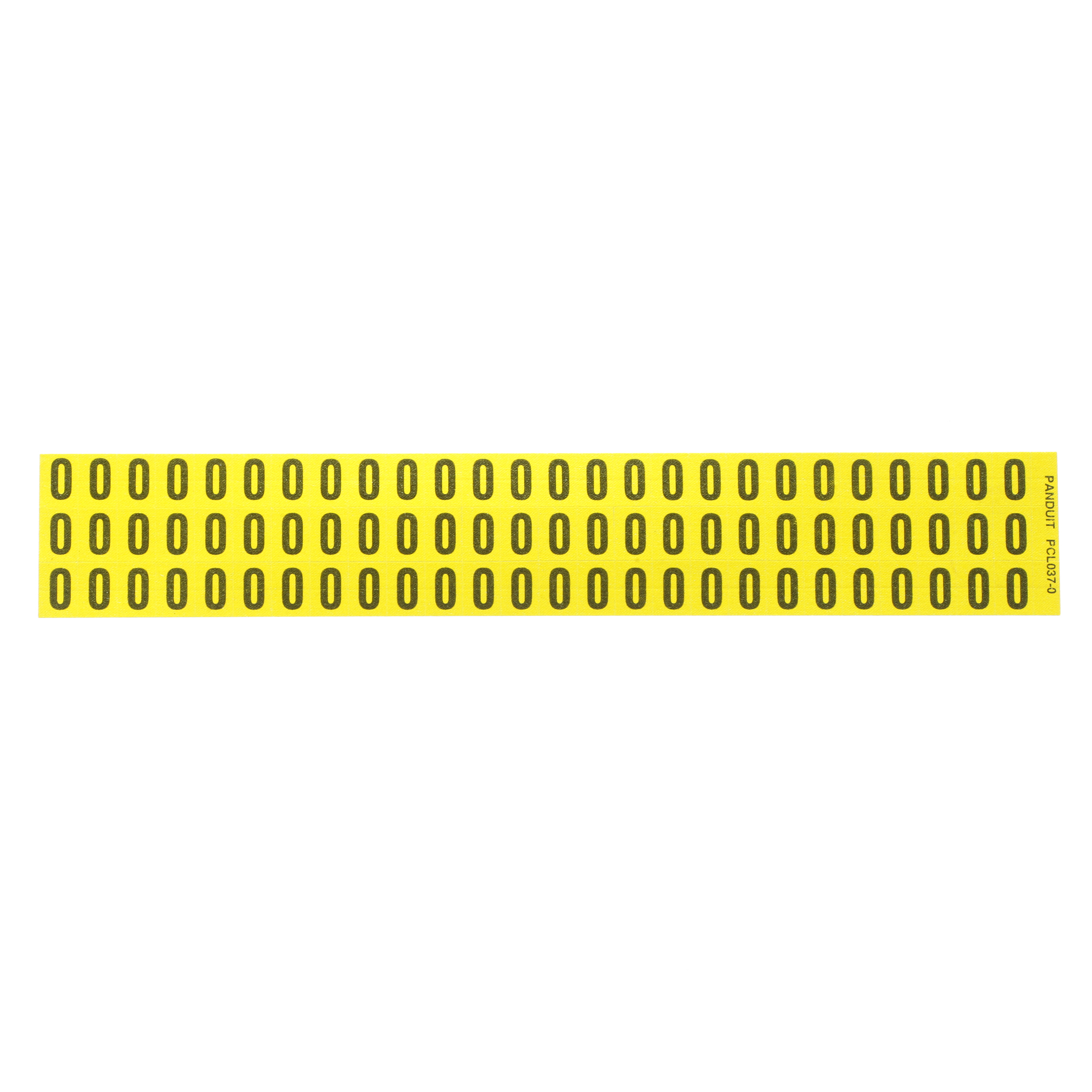 Product image for NUMBER,.38 IN,VINYL CLOTH,'0',BL/YL,PK25