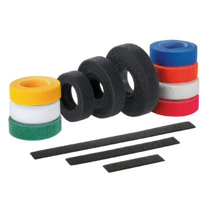 Product image for HOOK & LOOP ROLL,75'L,.75W,GRAY,1RL