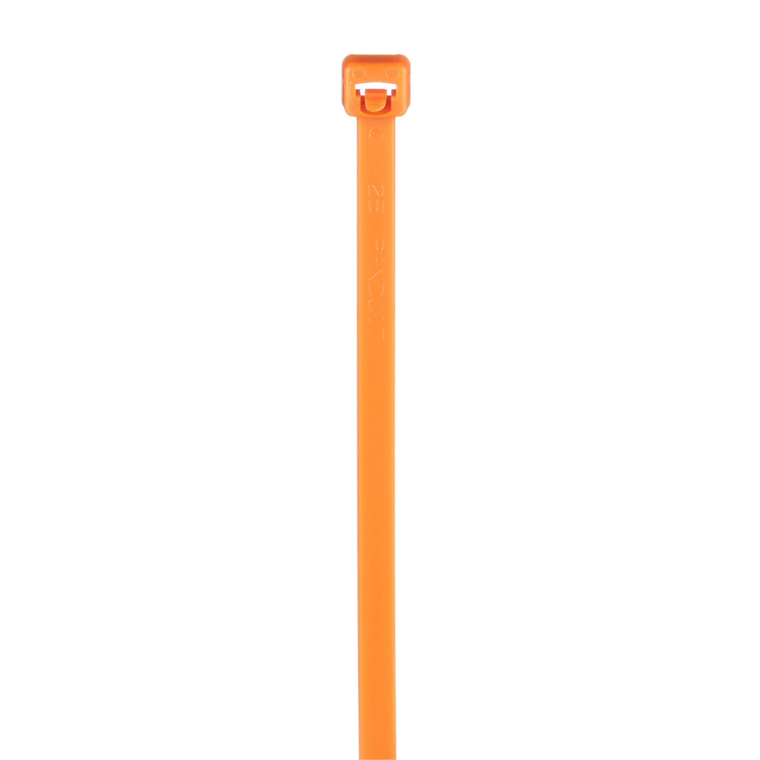 Product image for Pan-Ty® PRT2S-M3 Releasable Cable Tie, Orange, PA6.6, 7.4"L, 50lb, PK1000