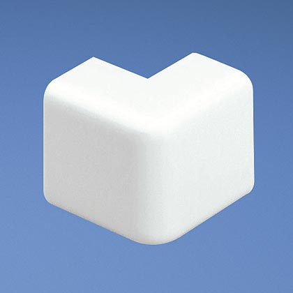 Product image for Raceway outside corner 1.05x1.05" off white