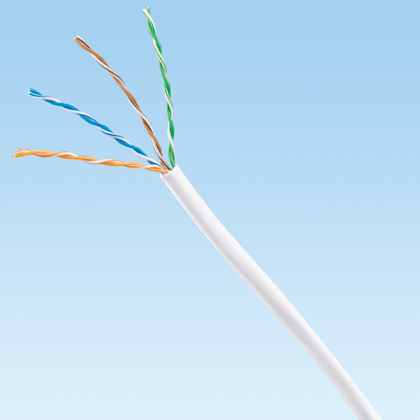 Product image for CBL,CU,5E,24AWG,PLENUM,.210IN ID,PK1000