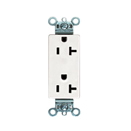 Product image for OUTLET,RECT.,20AMP,IW,PK10