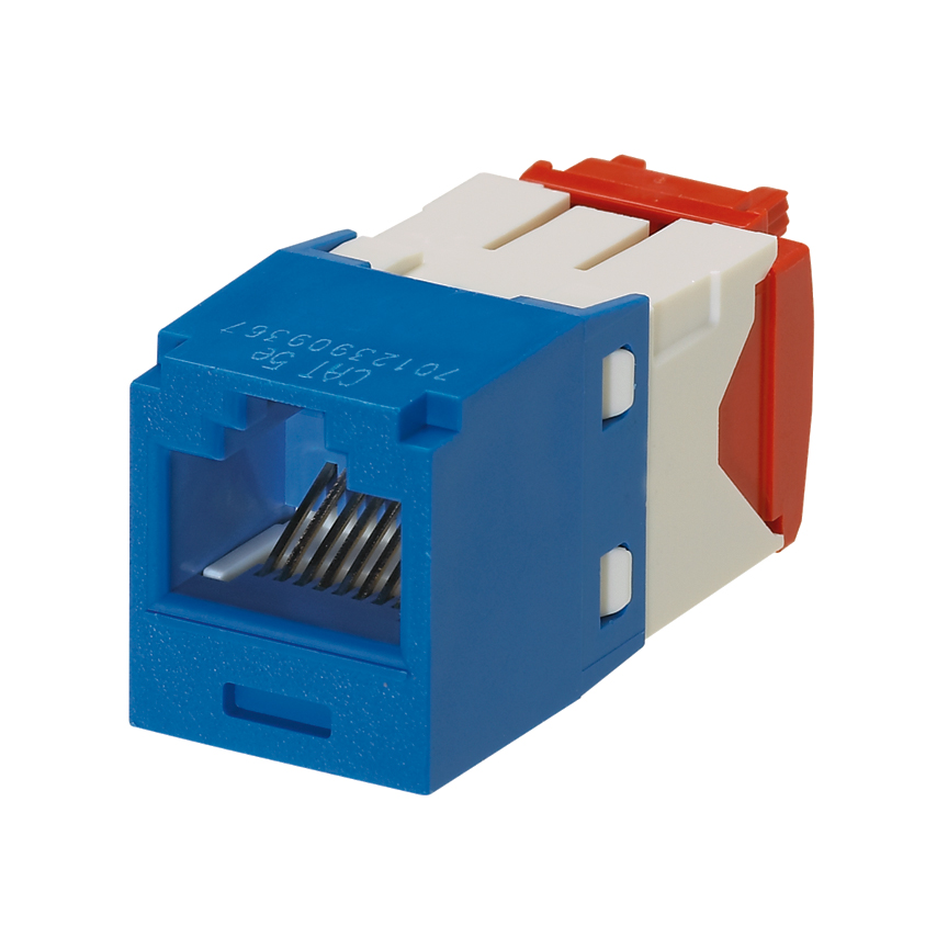 Product image for MODULE,CAT5E,UTP,8P8W,TGSTYLE,BU,PK100