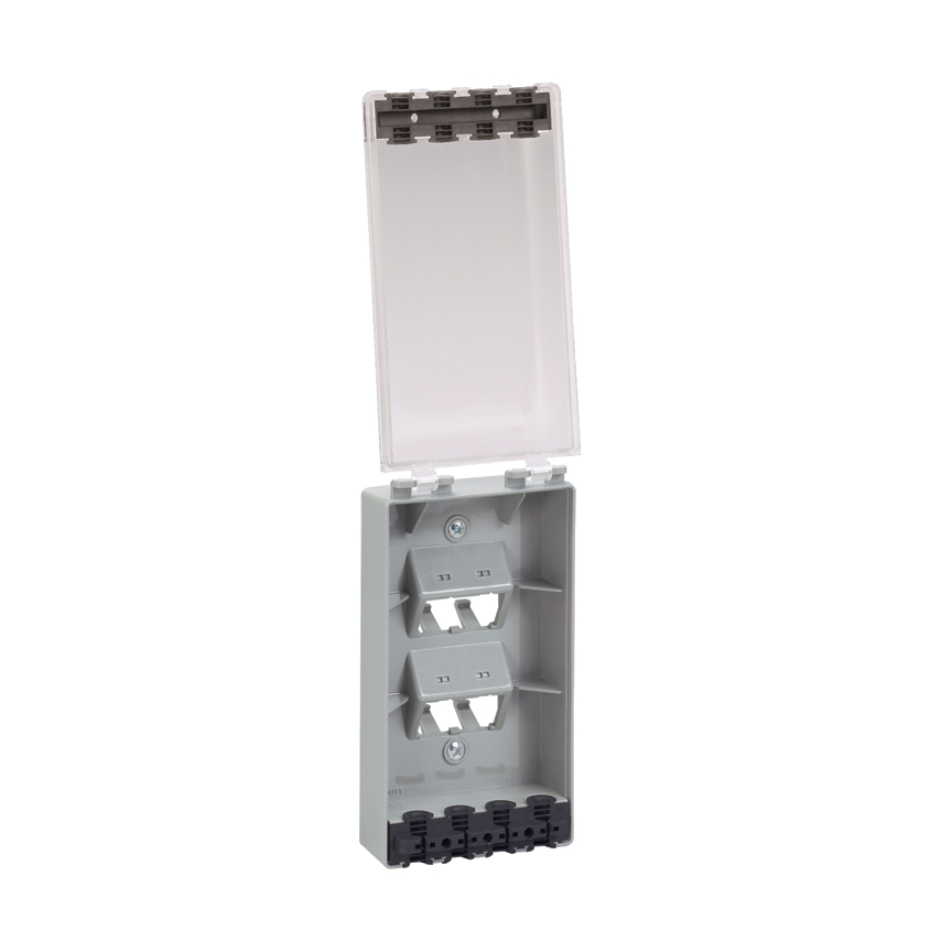 Product image for FACEPLATE,4PT,WATERRESISTANT,IG,EA