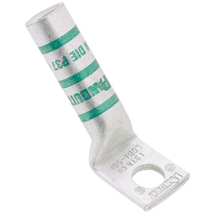 Product image for CULUG,#1AWG,LONG,5/16STUD,45..PKG20