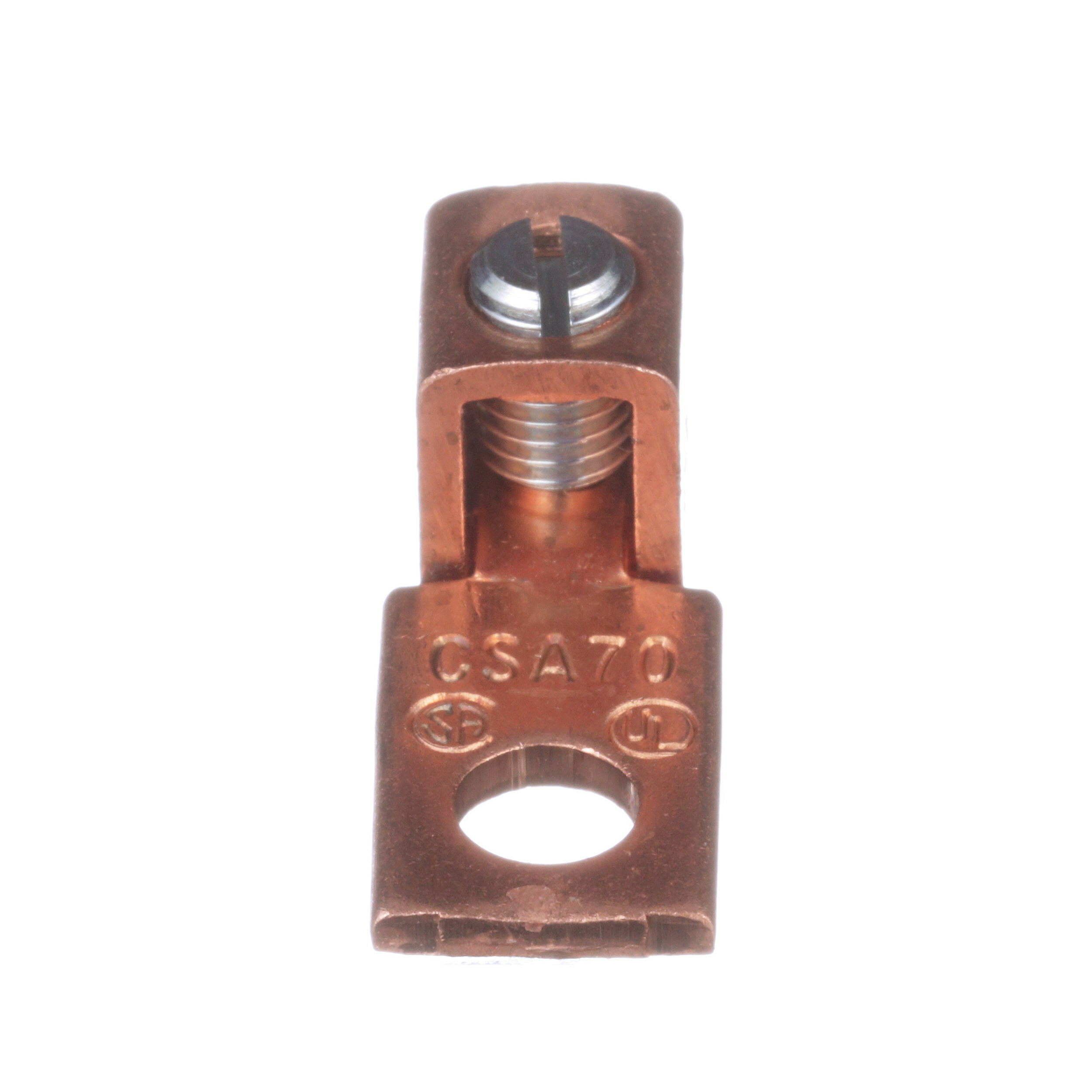 Product image for CUMECHLUG,SFT,#14-#4AWG,1/4STUDPKG100Y