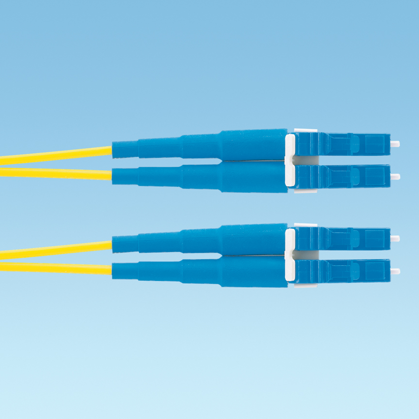 Product image for Patch cord fiber optic duplex LC-duplex LC 1m