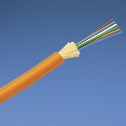 Product image for FIBER IND DIST CABLE OFNR OM1 6 FIBERS