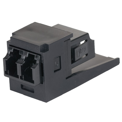 Product image for Module adapter 1-space OM2 LC Sr/Sr black
