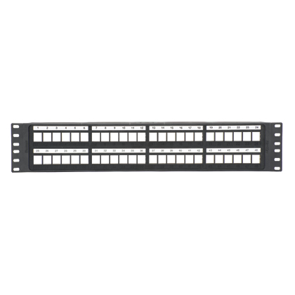 Product image for Panel patch 48-port modular molded labelling