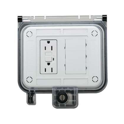 Product image for Port access data GFCI white