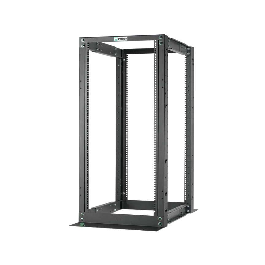 Product image for IA 4POSTRACK,24RU,ADJ,BLK,EA