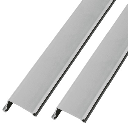 Product image for Cover duct PVC din rail light grey 6x3"