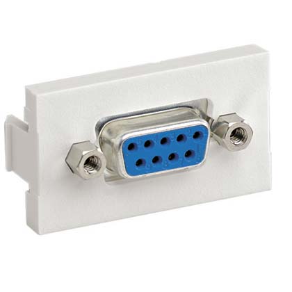 Product image for Industrial,9-Pin,D-Sub,1/3,WH,EA