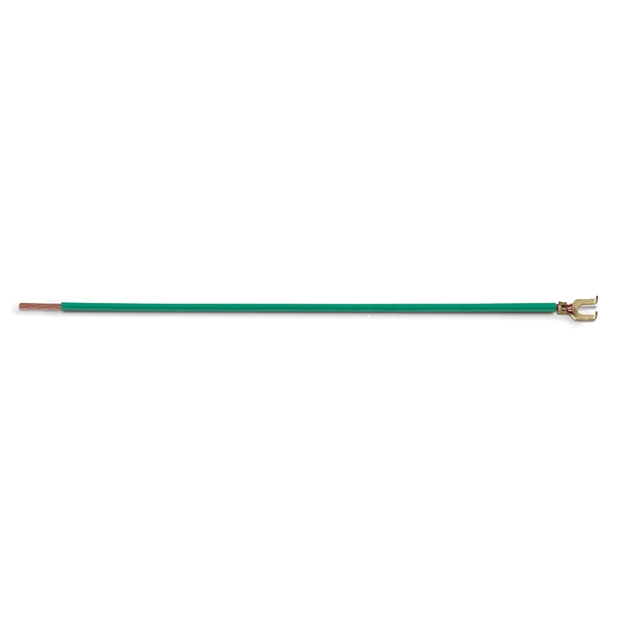 Product image for 12 AWG STRANDED 8" - FLANGED SPADE TERMI