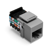 Product image for Connector Cat3 utp grey quickport
