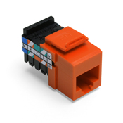 Product image for Connector Cat3 utp orange quickport