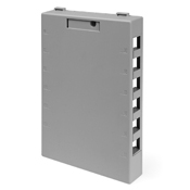 Product image for Box surface-mount 12-port plastic grey