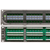 Product image for Panel patch 110-style 48-port CAT-5e flat 2RU
