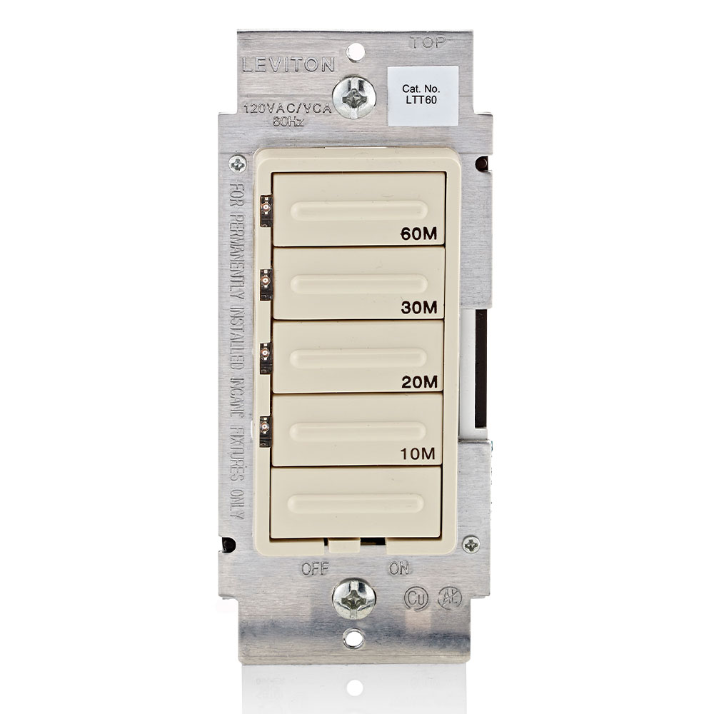 Product image for Timer decora 4-button 10-20-30-60minutes 120V 600W light almond