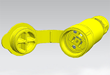 Product image for WATERTITE CONN NEMA 5-15R-SILICONE HUSK