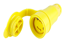 Product image for Connector 2-pole 2-wire female NEMA L1-15 15A 125V